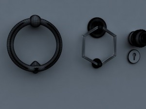 door handles 3D 모델