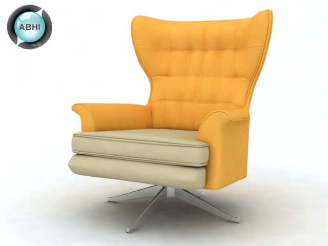 intrior lounge chair 3D Модель .c4d .max .obj .3ds .fbx .stl .blend 