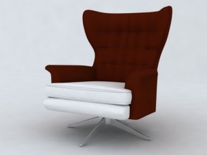 intrior lounge chair 3D Модель