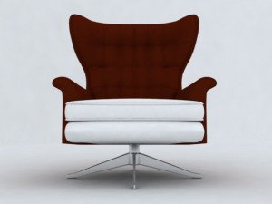 intrior lounge chair 3D Модель