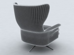 intrior lounge chair 3D Модель