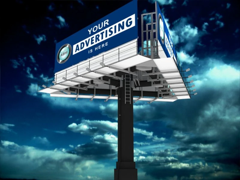 billboard 3D Model .c4d .max .obj .3ds .fbx .stl .blend 