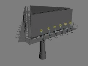 billboard 3D Model
