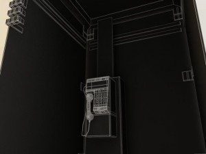 telephone booth 3Dモデル