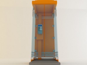 telephone booth 3Dモデル