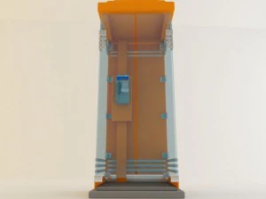 telephone booth 3D Model