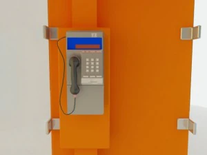 telephone booth 3D Model