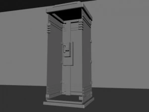 telephone booth 3D Model