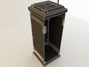 telephone booth 3Dモデル