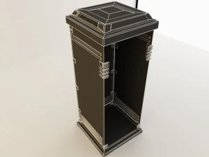 telephone booth 3D Model