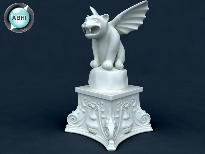 정원 조각품 3D 모델 .c4d .max .obj .3ds .fbx .stl .blend 