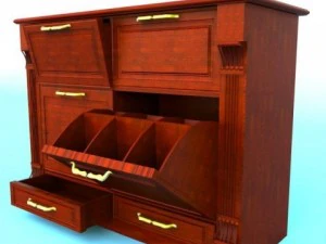 prateleiras para sapatos Modelo 3D