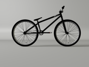bike to the frame suburban 3D Model