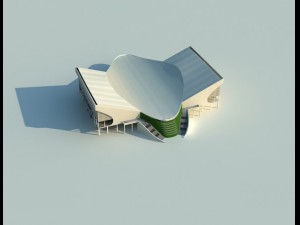 aquatic center london olympics 2012 3Dモデル