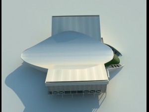 aquatic center london olympics 2012 3Dモデル