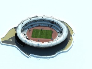 london olympic stadium 3D Model