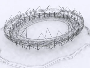 london olympic stadium 3D Model