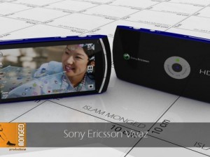sony ericsson vivaz mobile Modello 3D