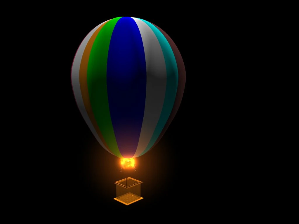 ballon Modèle 3D .c4d .max .obj .3ds .fbx .stl .blend 