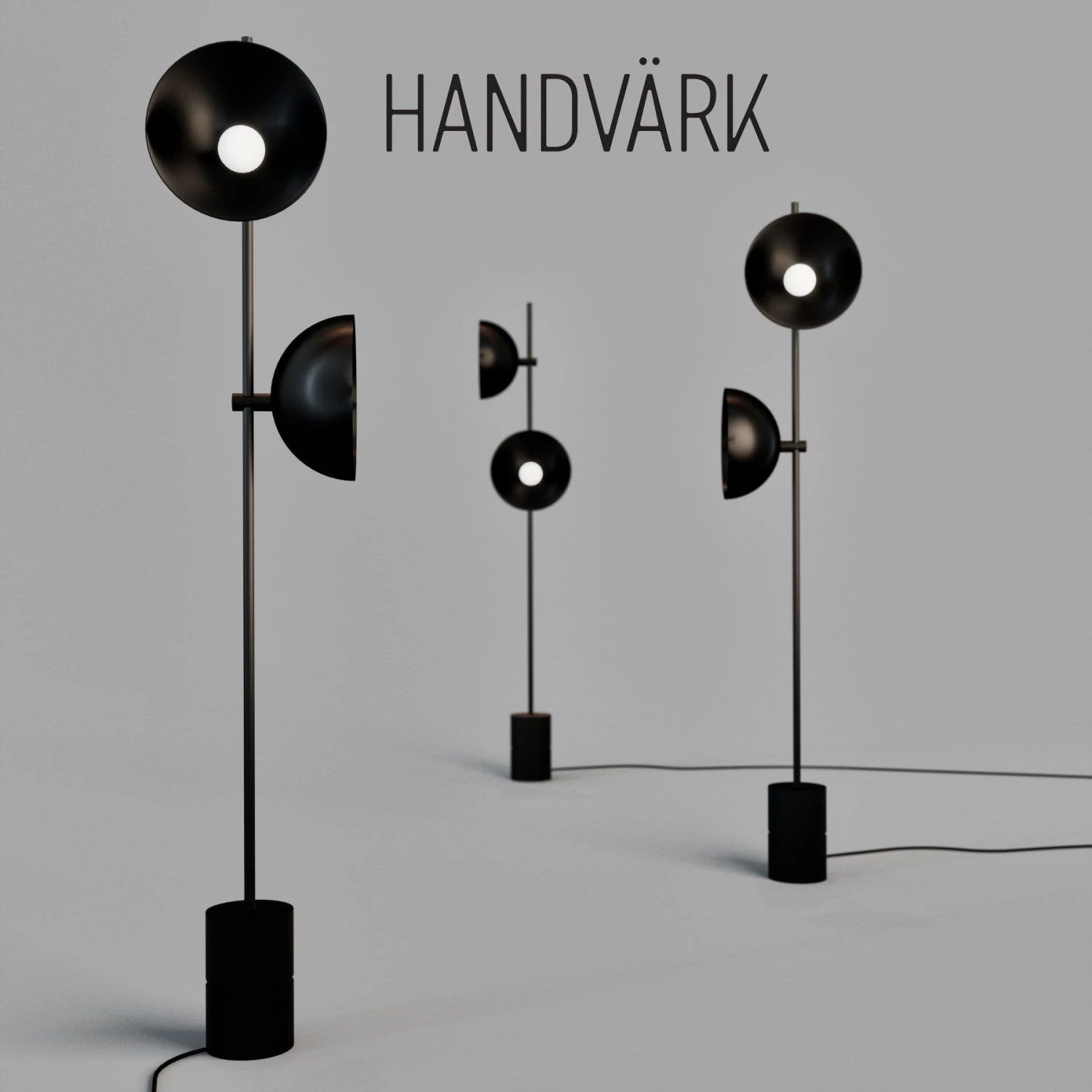 studio lamp 3D Model .c4d .max .obj .3ds .fbx .stl .blend