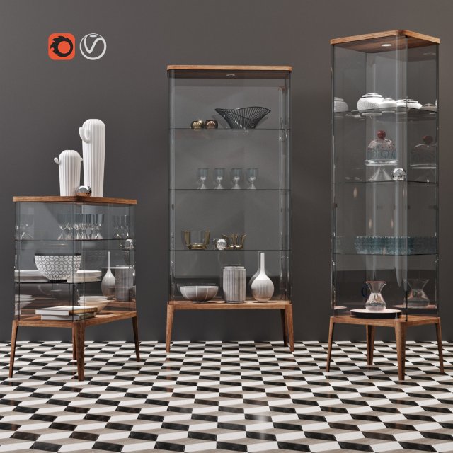 chantal set 3D Модель .c4d .max .obj .3ds .fbx .stl .blend 