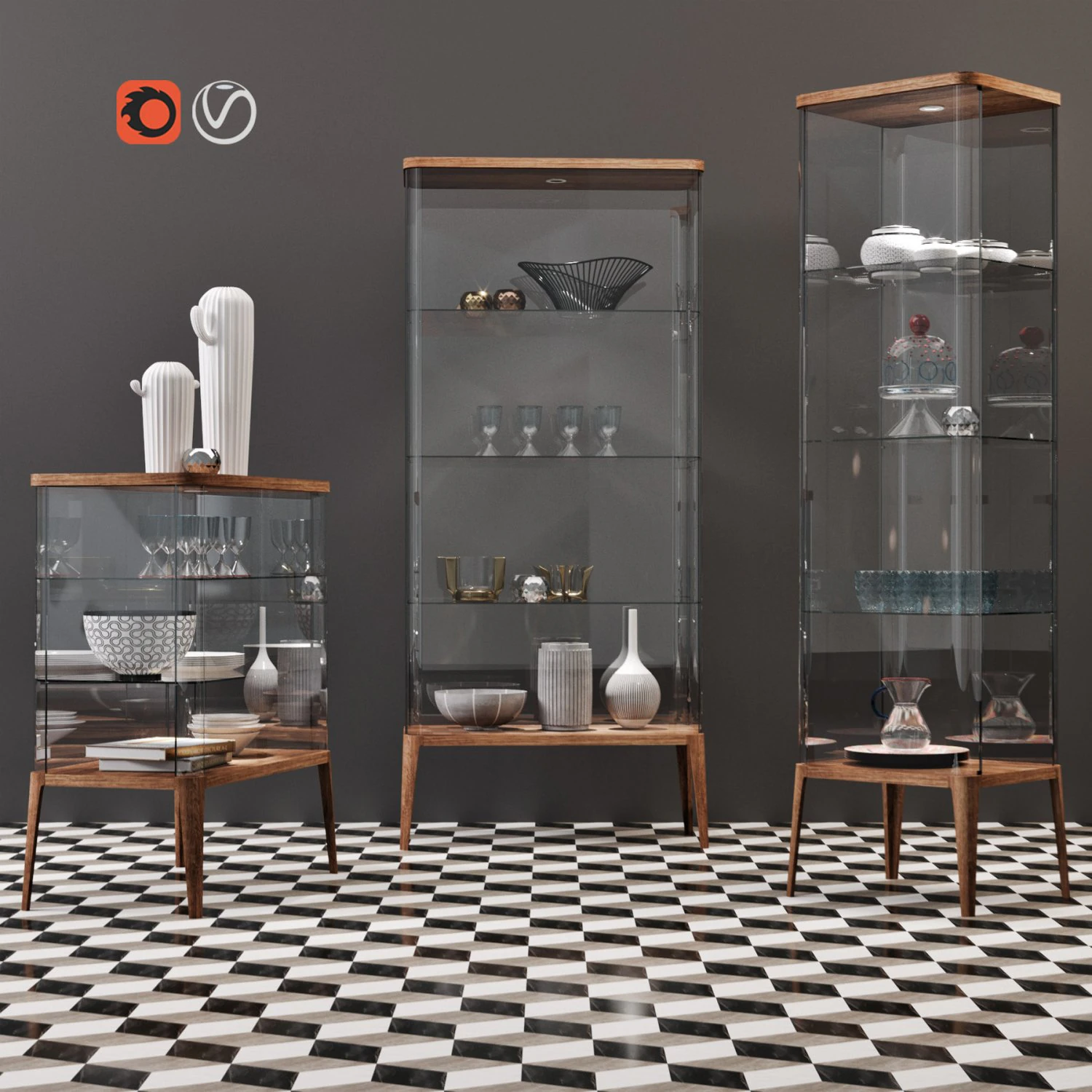 성가 세트 3D 모델 .c4d .max .obj .3ds .fbx .stl .blend 