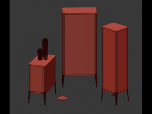 chantal set 3D Модель