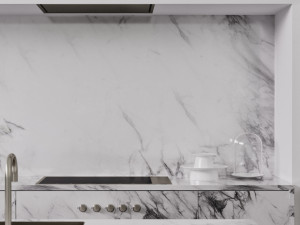 brutal kitchen piet boon marble 3D 模型