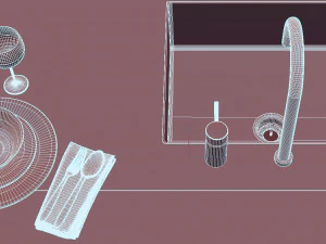 brutal kitchen piet boon marble 3D Model