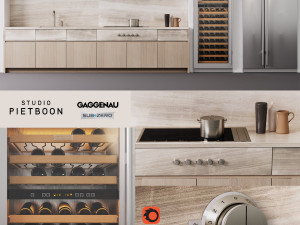piet boon kitchen brutal 3Dモデル
