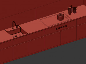piet boon kitchen brutal Model 3D