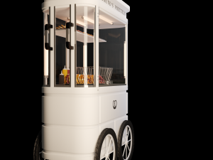little pretzel cart 3D Model