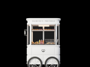 little pretzel cart 3D Model