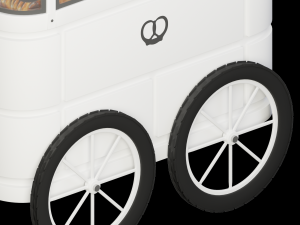 little pretzel cart 3D Model