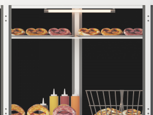 little pretzel cart 3D Model