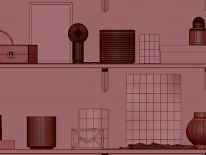 decorative set n2 3D Model