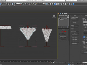 frou frou parasol Model 3D
