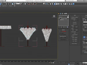 frou frou parasol 3D Model