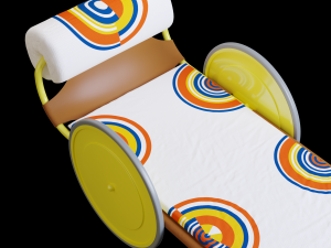 locus solus sun lounger 3D Model