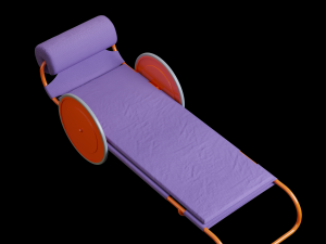 locus solus sun lounger 3D Model