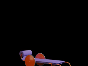 locus solus sun lounger 3D Model