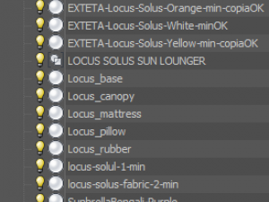 locus solus sun lounger 3D Model