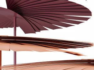 ensombra folding parasol 3D-Modell