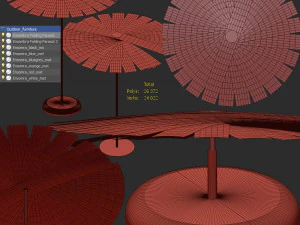 ensombra folding parasol 3D Model