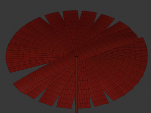 ensombra folding parasol 3D-Modell