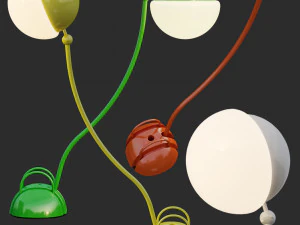 locus solus floor lamp 3D Model