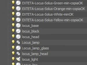 locus solus floor lamp 3D Model