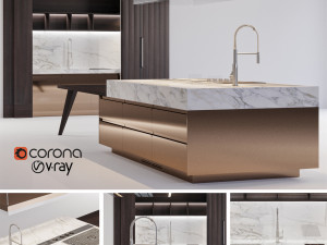 arclinea convivium modus Modello 3D