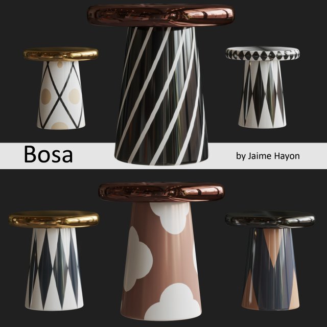 bosa t-table 3D Model .c4d .max .obj .3ds .fbx .stl .blend 