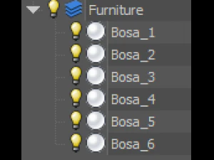 bosa t-table 3D Model
